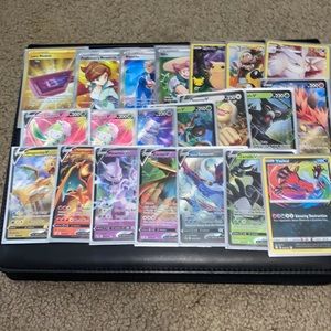 Pokémon card v lot with full art trainers